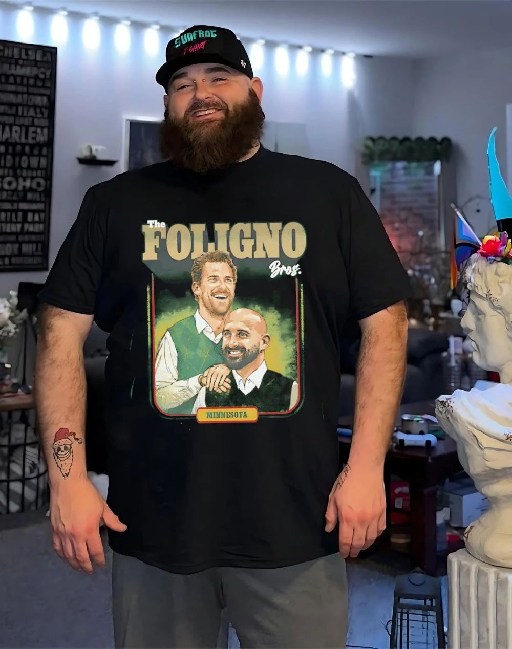 Nick Foligno and Marcus Foligno Minnesota Step Brothers shirt