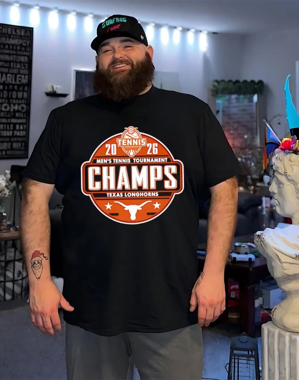 exas Orange Texas Longhorns 2026 SEC Men’s Tennis Tournament Champions Locker Room shirt