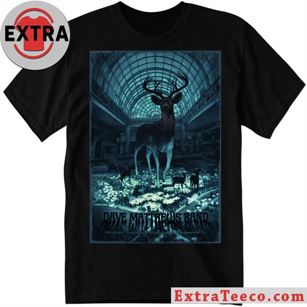 Dave Matthews Band The Woodlands TX Tour On May 8 2026 Poster Shirt