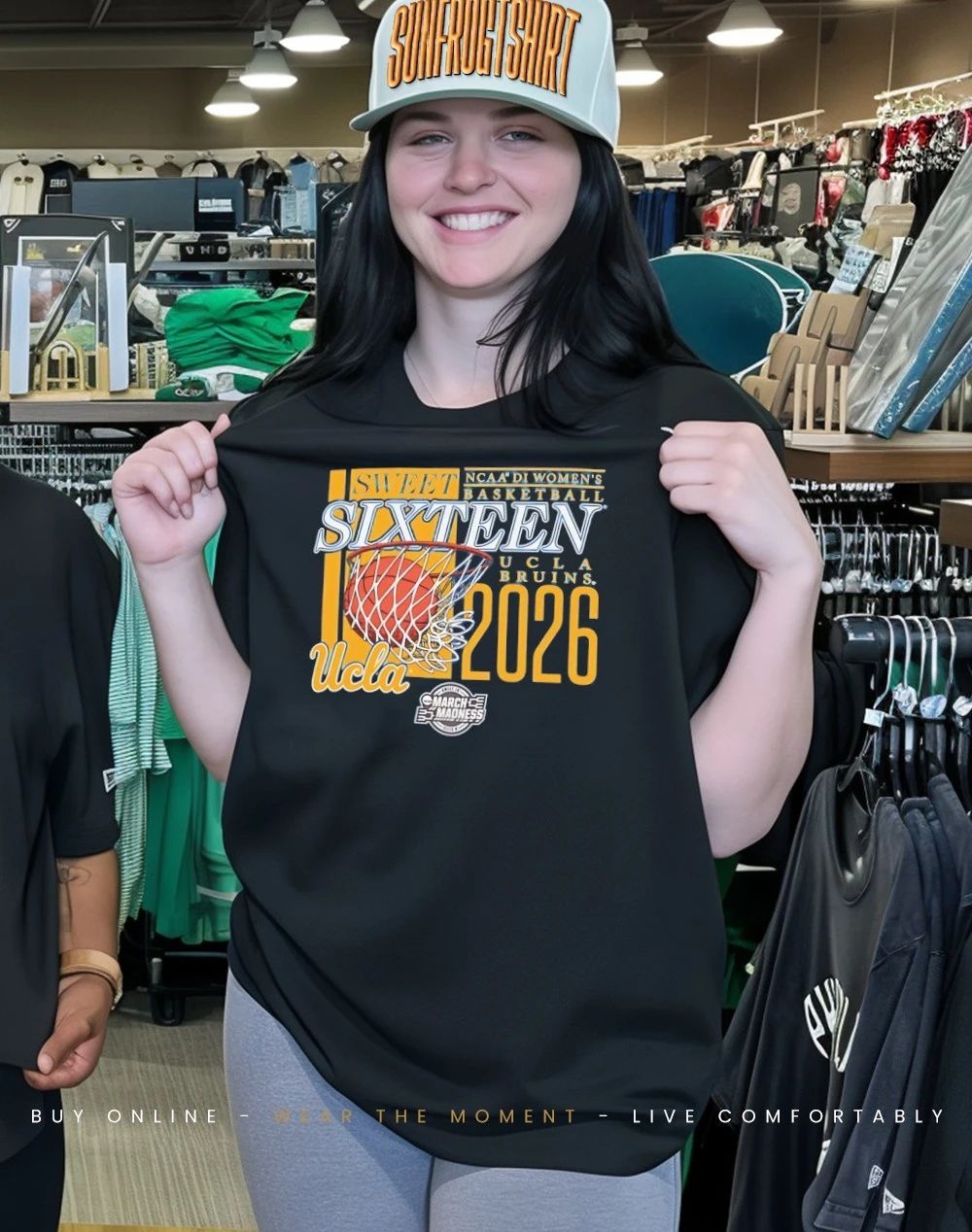 Ucla Bruins NCAA DI Women’s Basketball Sixteen 2026 shirt
