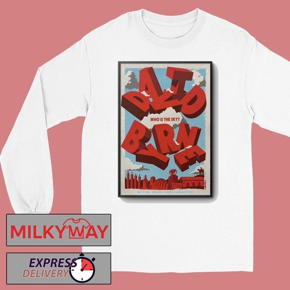 David Byrne In Kansas City MO On May 5 2026 Poster shirt