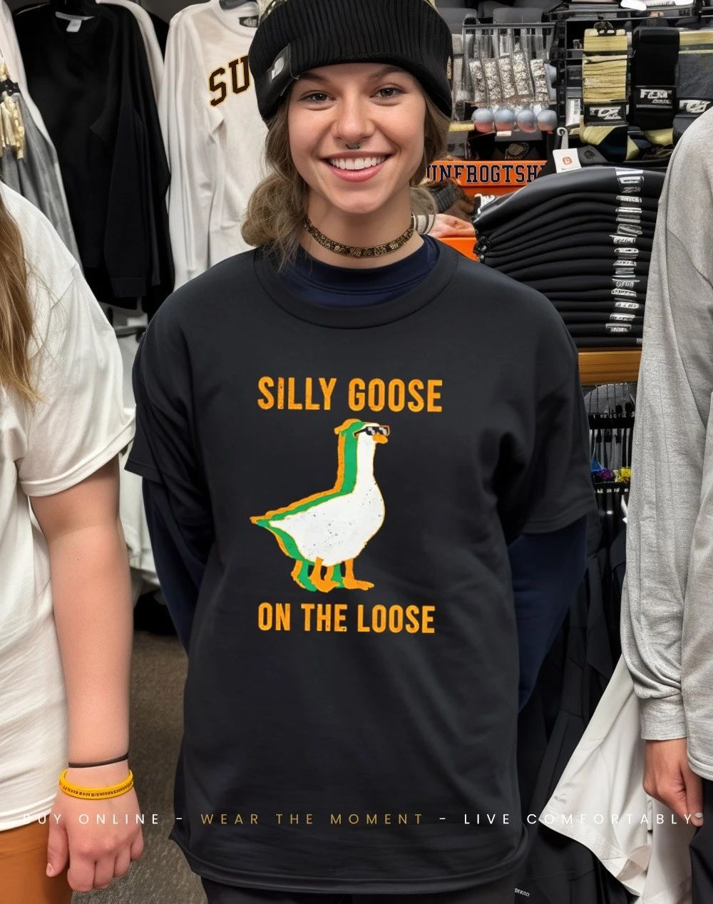 Silly goose on the loose retro shirt