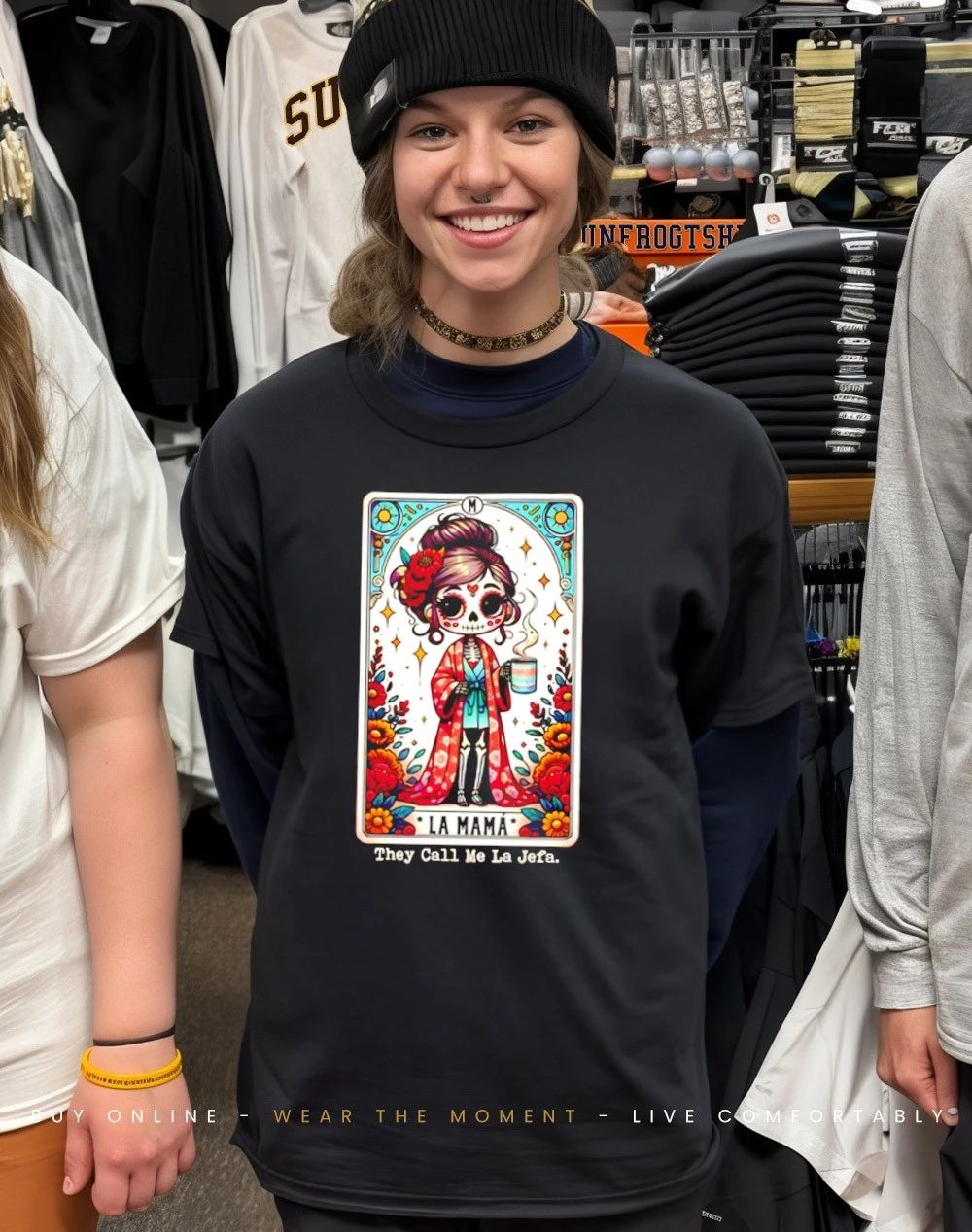 La Mamá Loteria they call me la jefa shirt