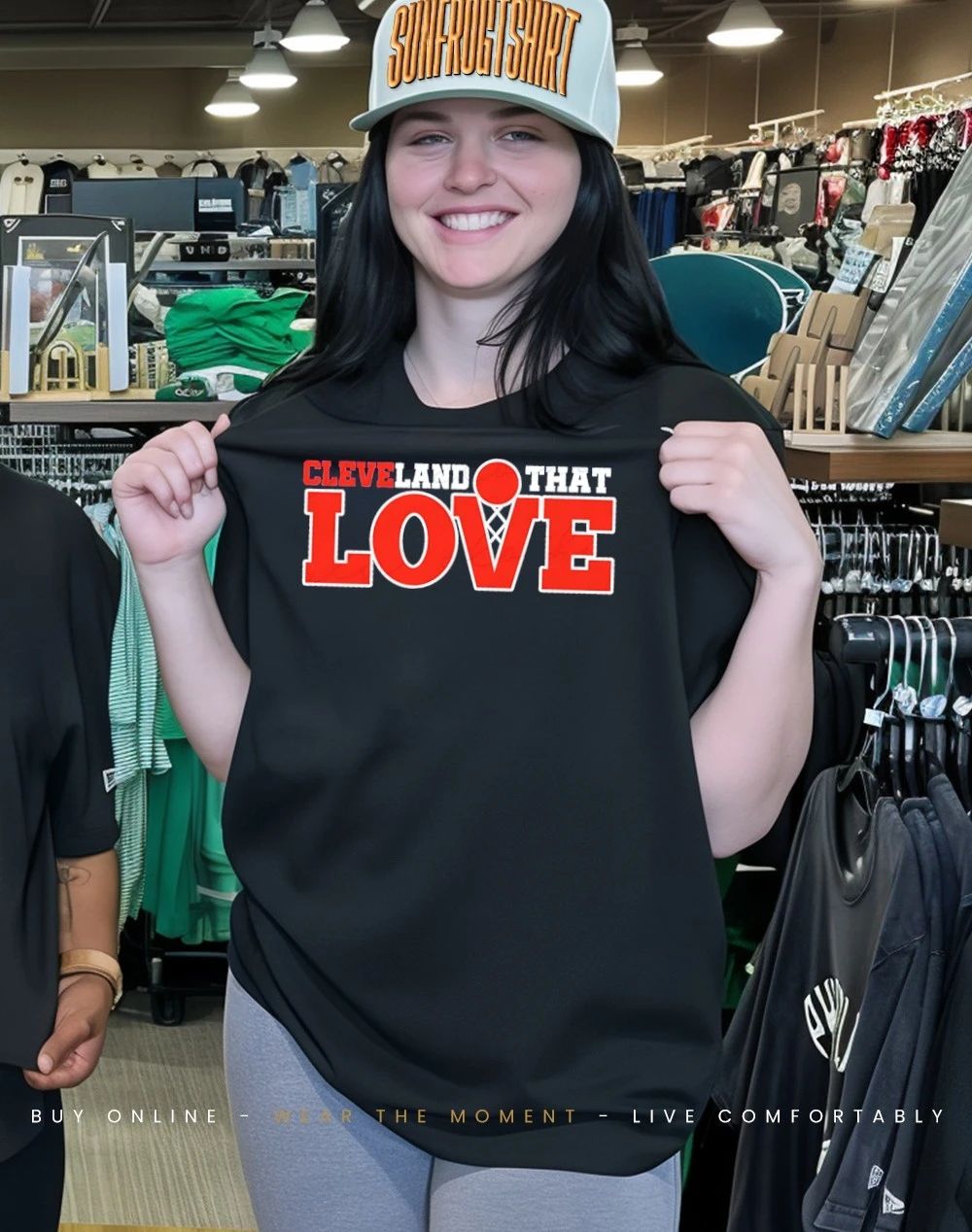 OG Cleveland that I love basketball net shirt