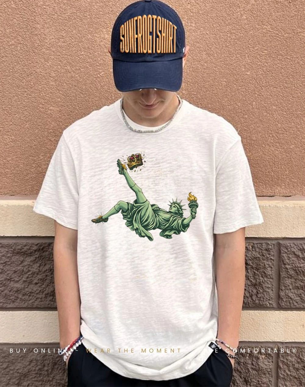 No Kings Statue Of Liberty graphic shirt