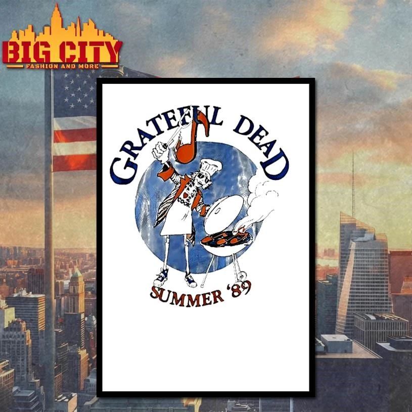 Skeleton Chef Grateful Dead Summer 89 Shirt