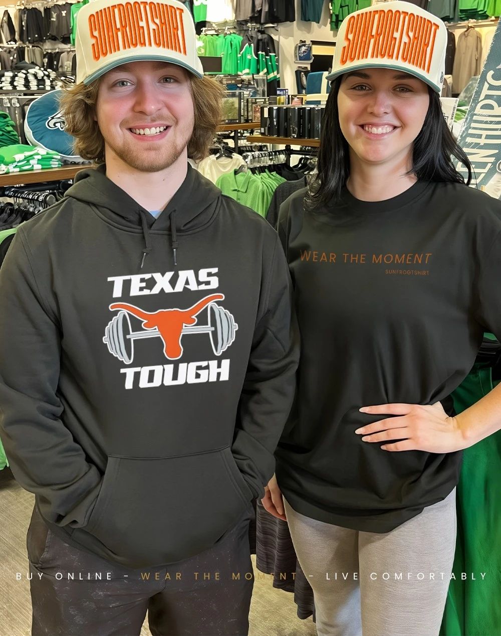 Texas Longhorns Tough Relentlessly Detailed two sided shirt