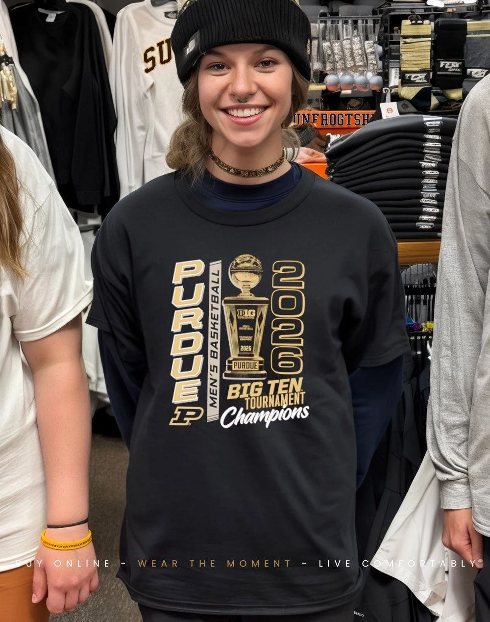 Purdue Boilermakers 2026 Big Ten Tournament Champions Trophy shirt