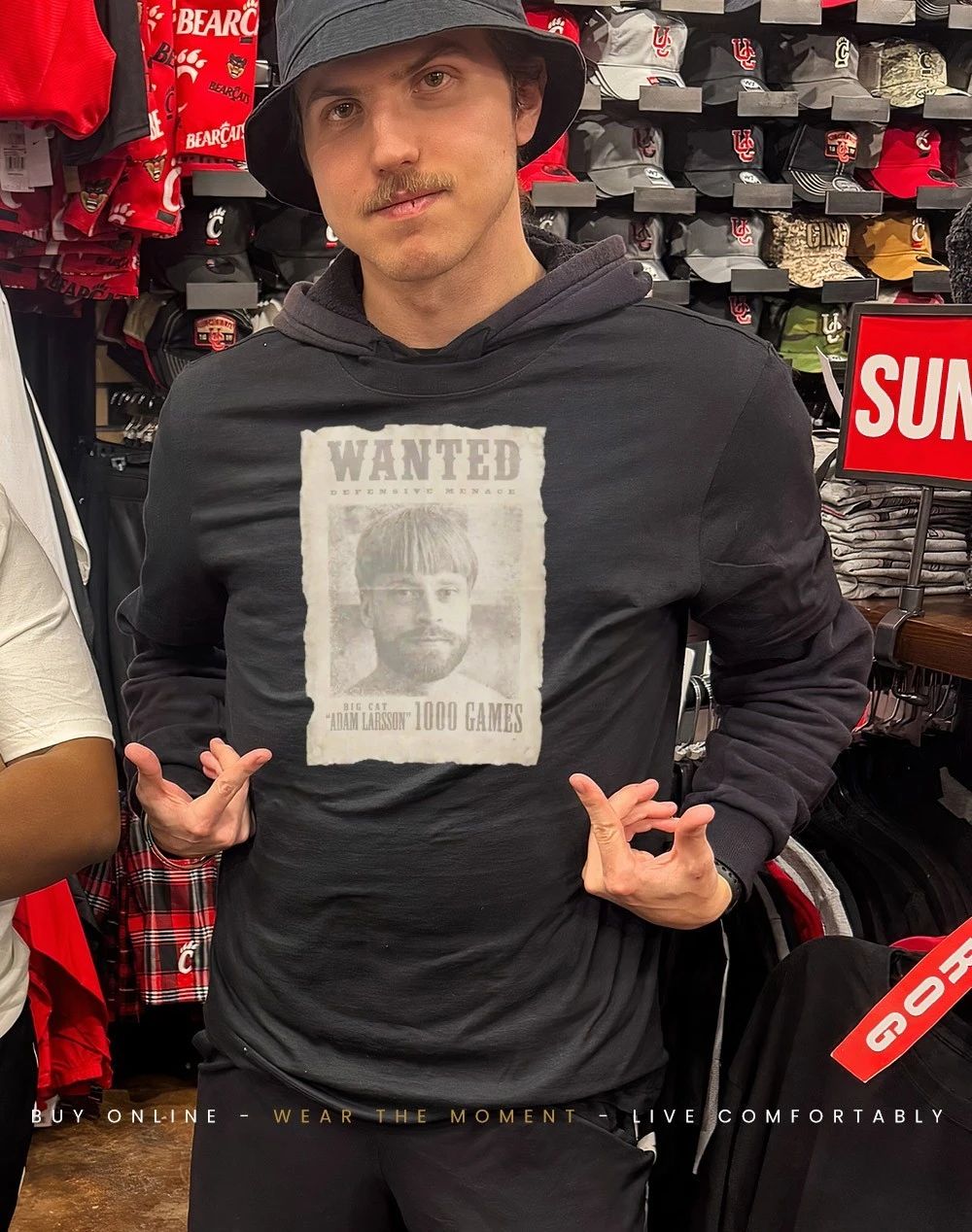 Adam Larsson 1000 Games Wanted Shirt