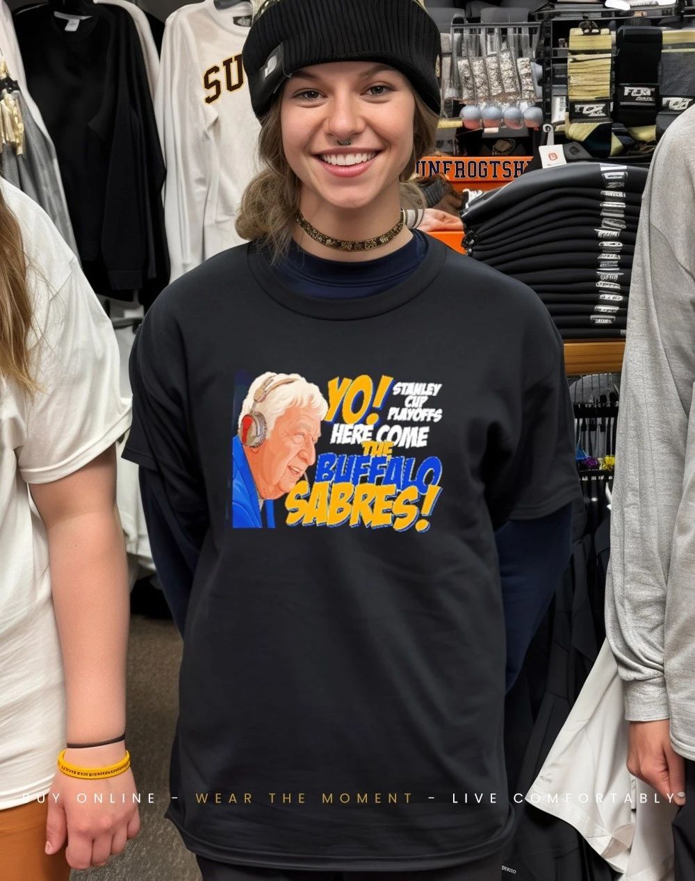 Rick Jeanneret Yo Here Come The Buffalo Sabres shirt