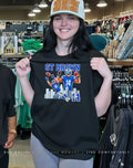 Amon-Ra St. Brown Detroit Lions number name city skyline shirt