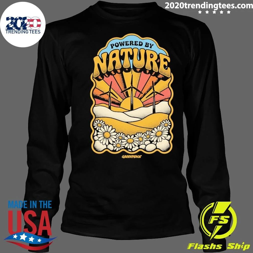 Powered by Nature Green Peace Shirt