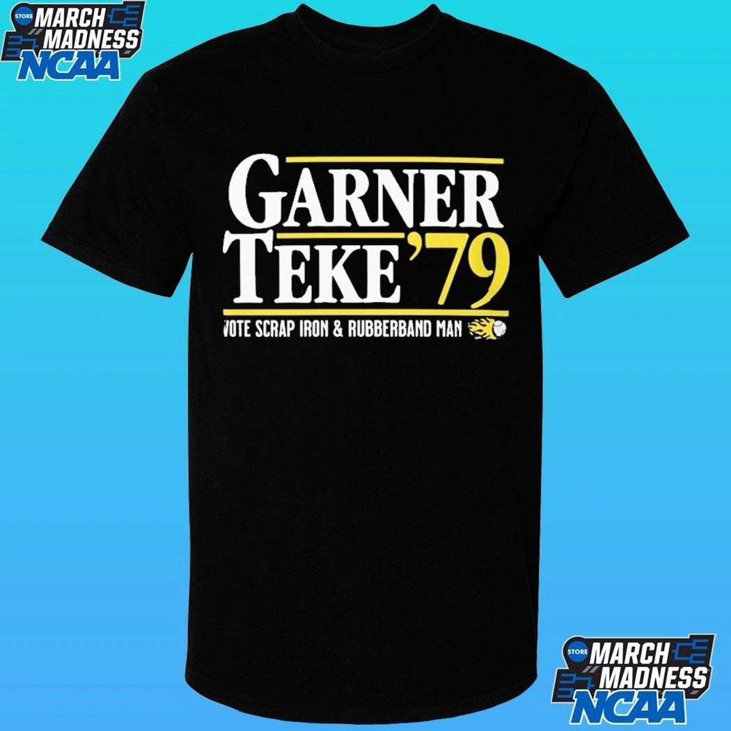 Garner Teke ’79 Vote Scrap Iron And Rubberband Man Shirt