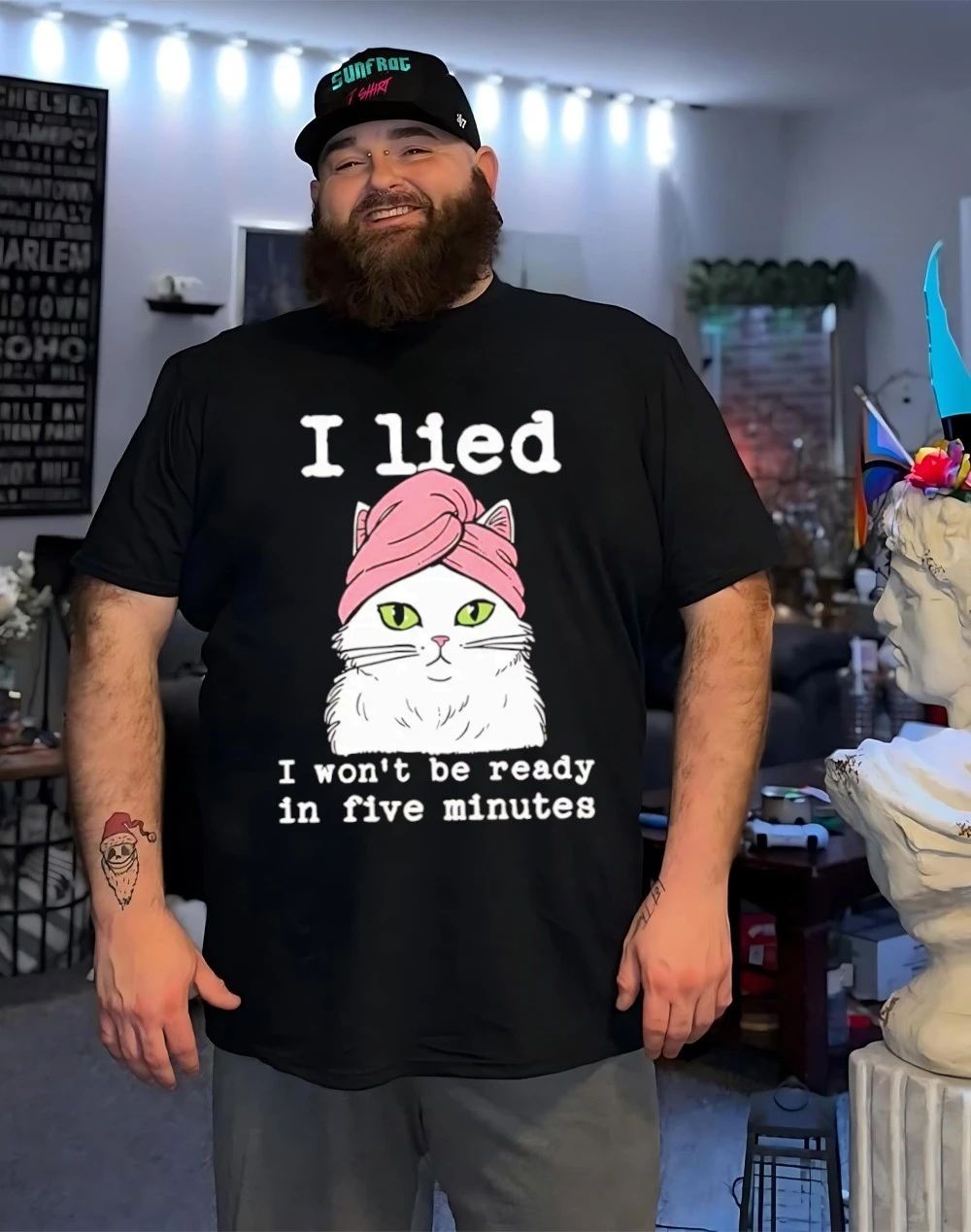 Cat I Lied I Won’t Be Ready In Five Minutes Shirt