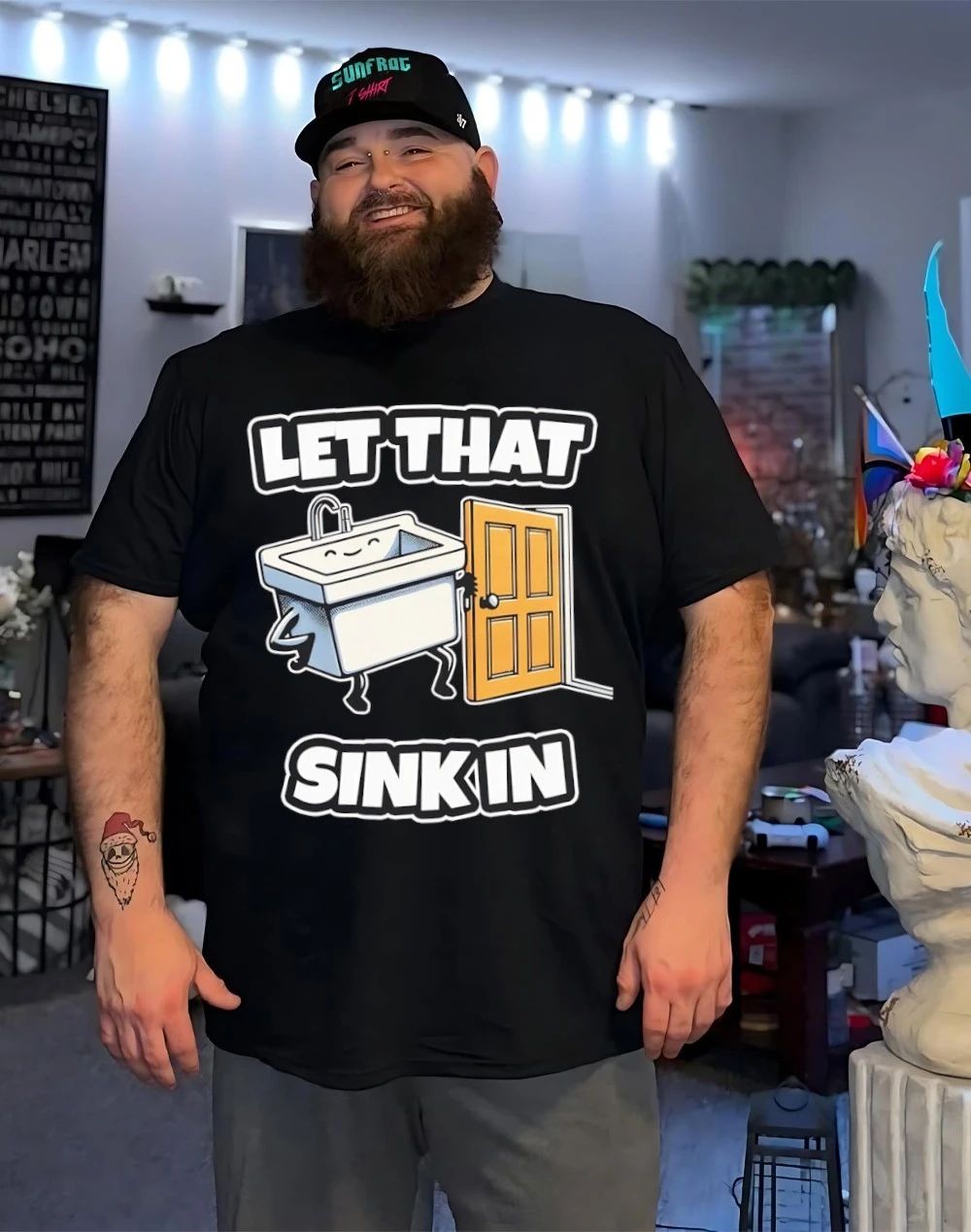 Let that sink in cartoon shirt