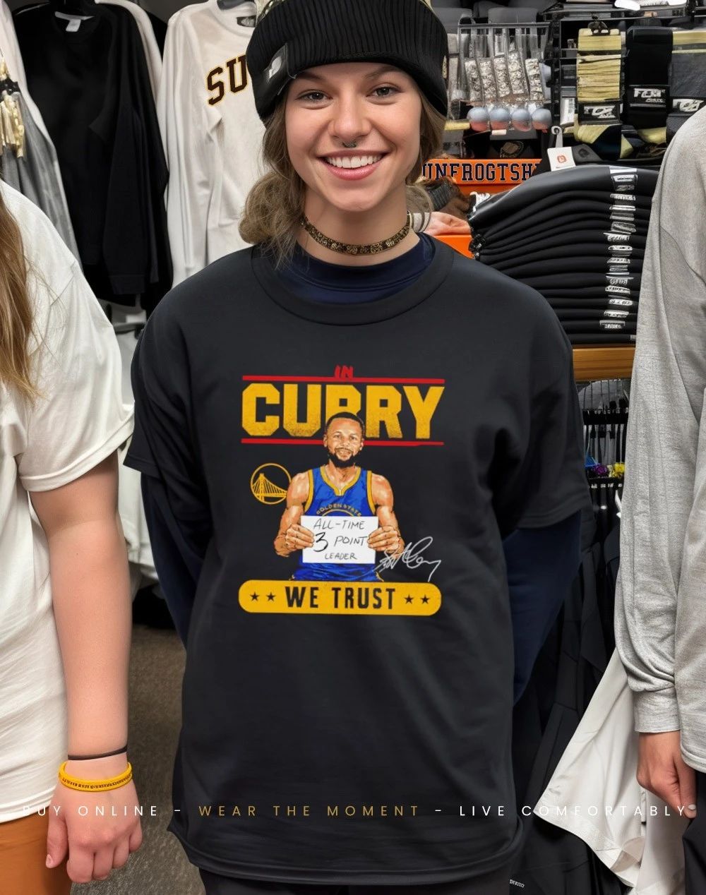 Steph Curry Golden State Warriors 3 Point Leader Trust signature shirt