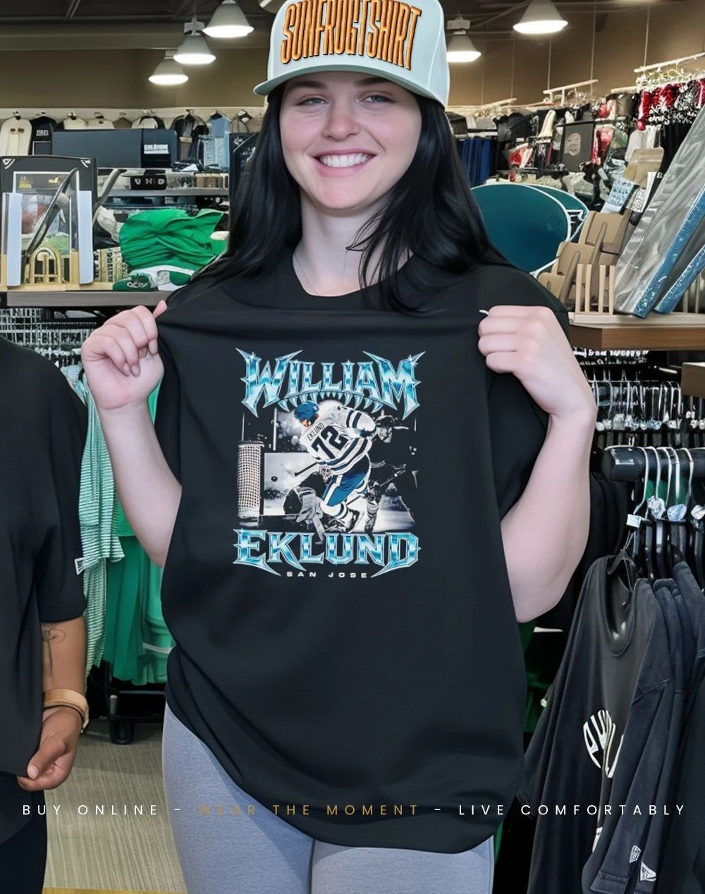 William Eklund San Jose Goal Of The Year graphic shirt