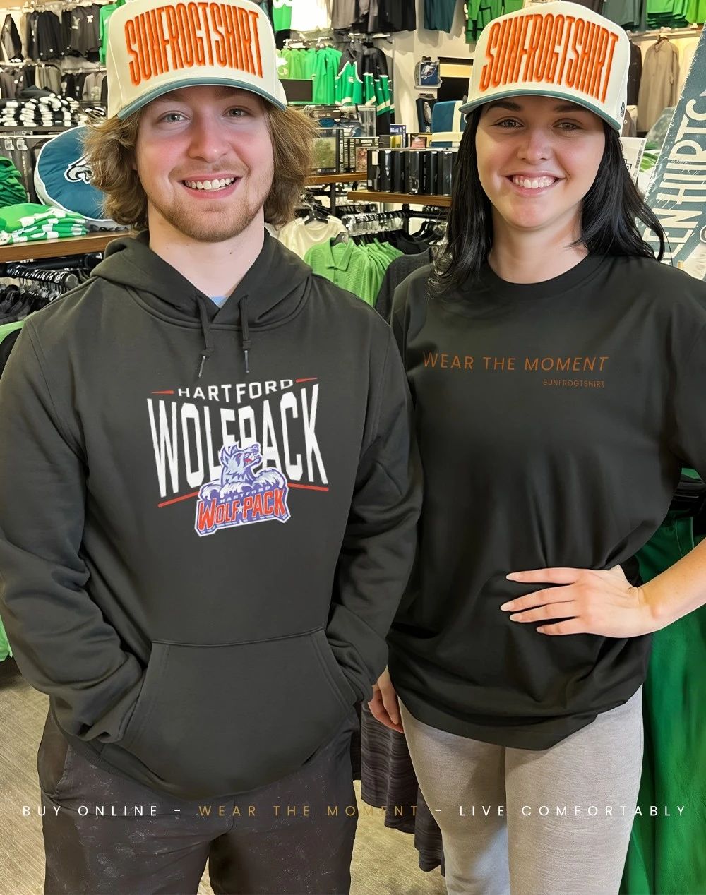 Hartford Wolf Pack Full Fandom logo shirt