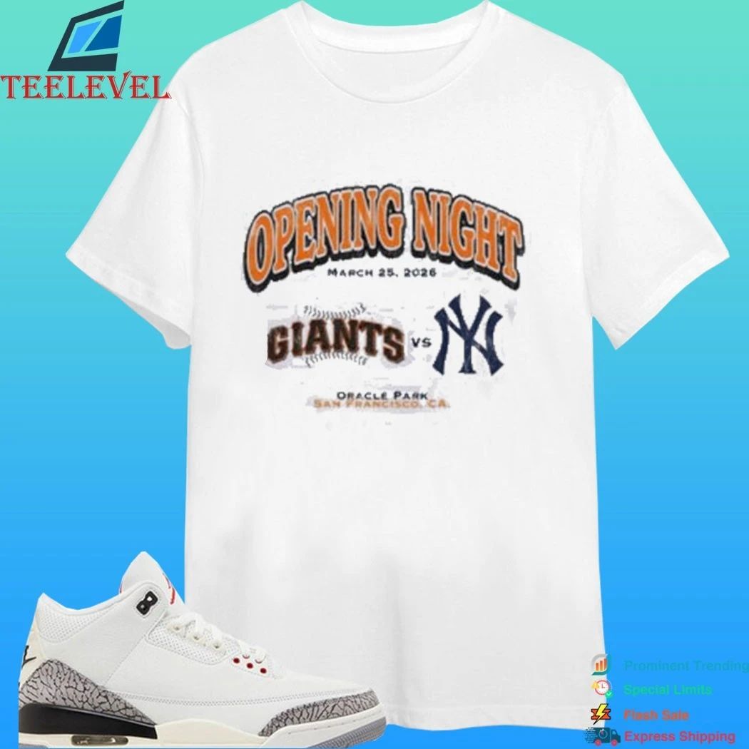Sf Giants Vs Ny Yankees Opening Night Shirt