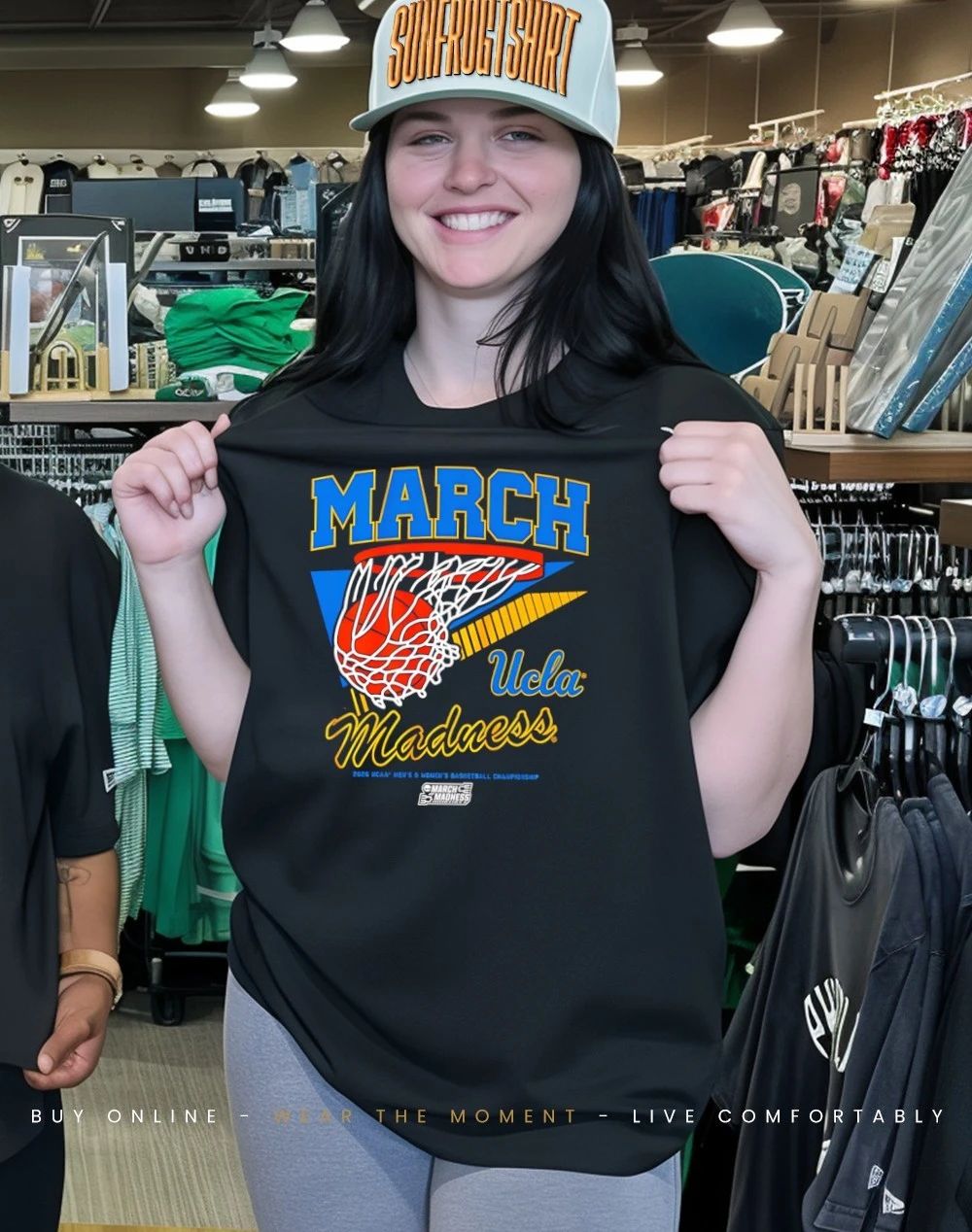 UCLA Bruins MBB & WBB 2026 March Madness Retro Swish shirt
