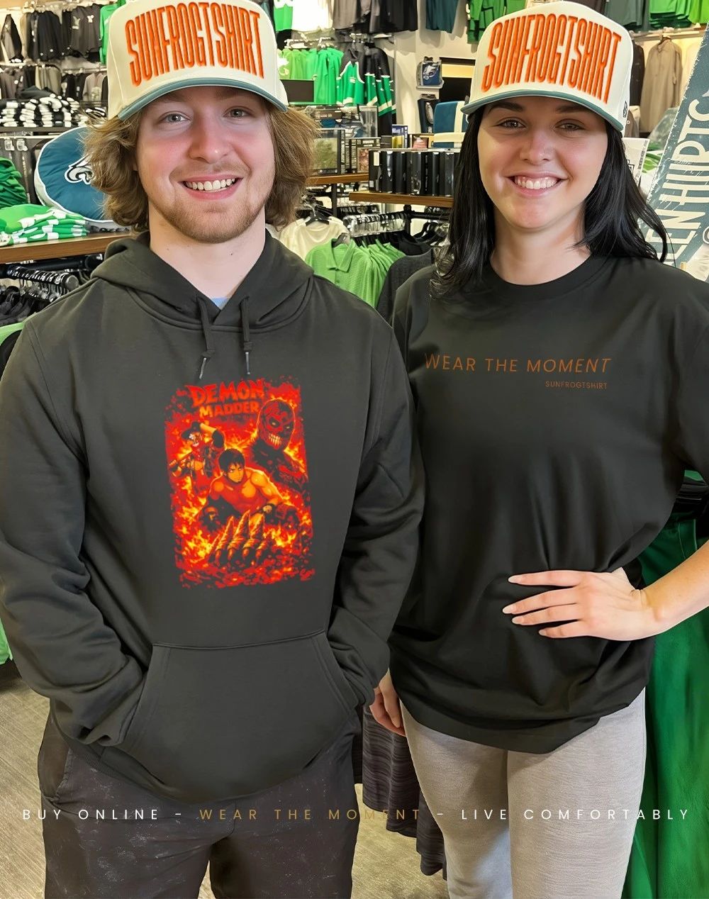 Demon Madder Kojio’s World graphic shirt