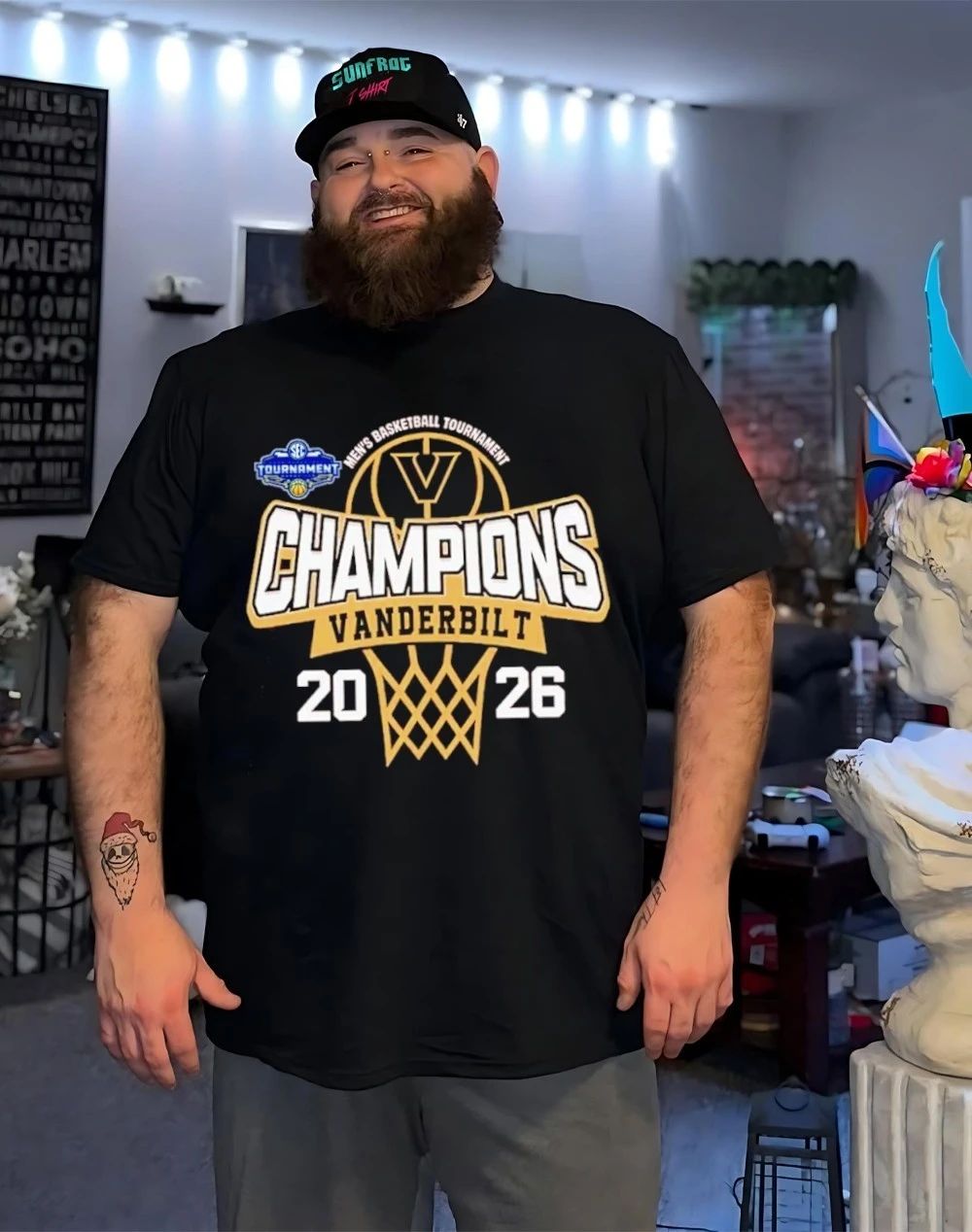 Vanderbilt Commodores 2026 Southeastern Conference Men’s Basketball Tournament Champions shirt
