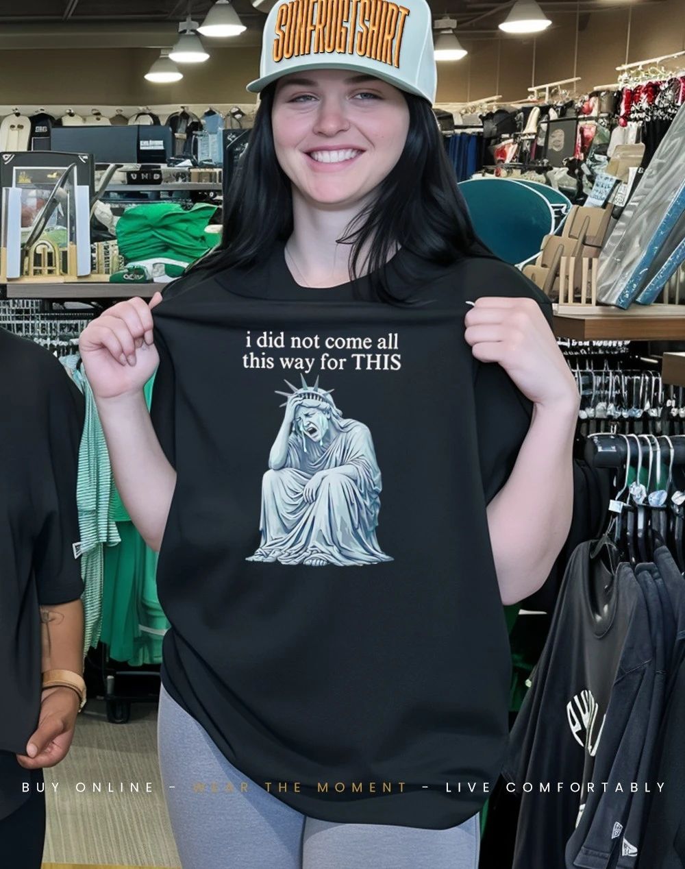 I did not come all this way for this Anti Trump Statue Of Liberty Sarcastic shirt