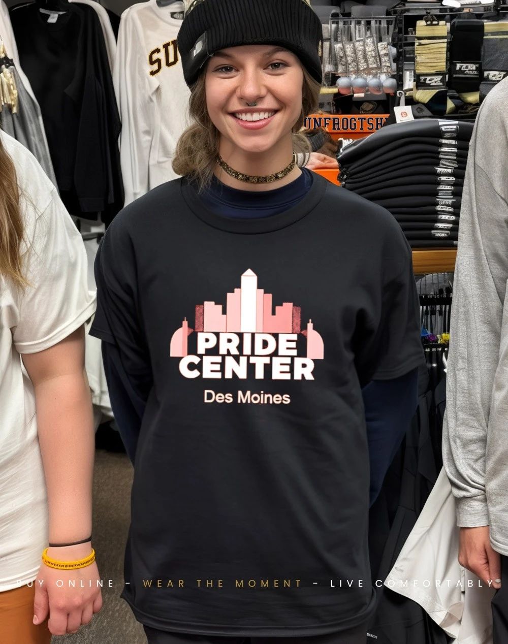 Des Moines Pride Center Skyline Shirt