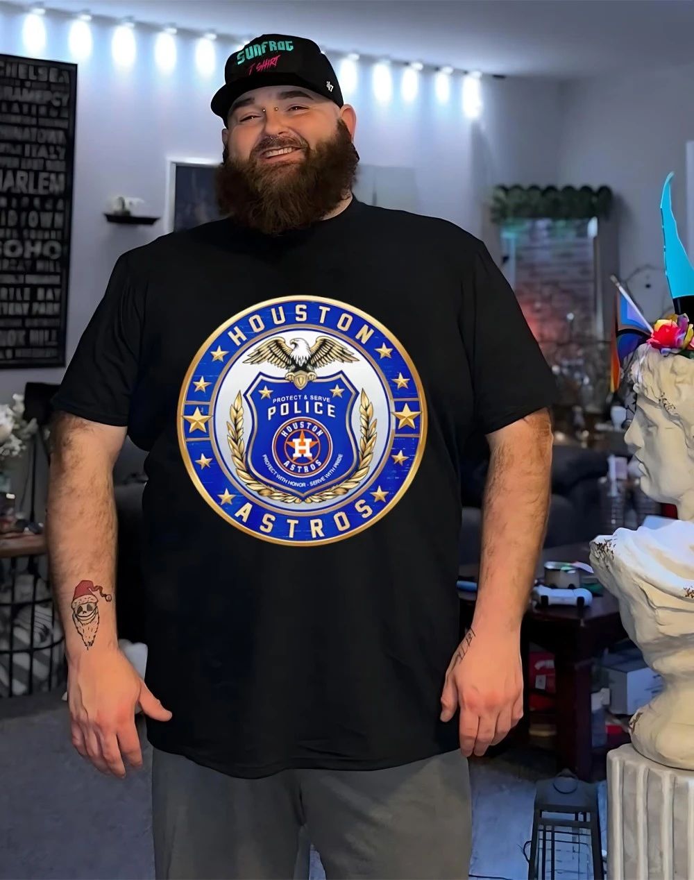Houston Astros Police Pride logo shirt
