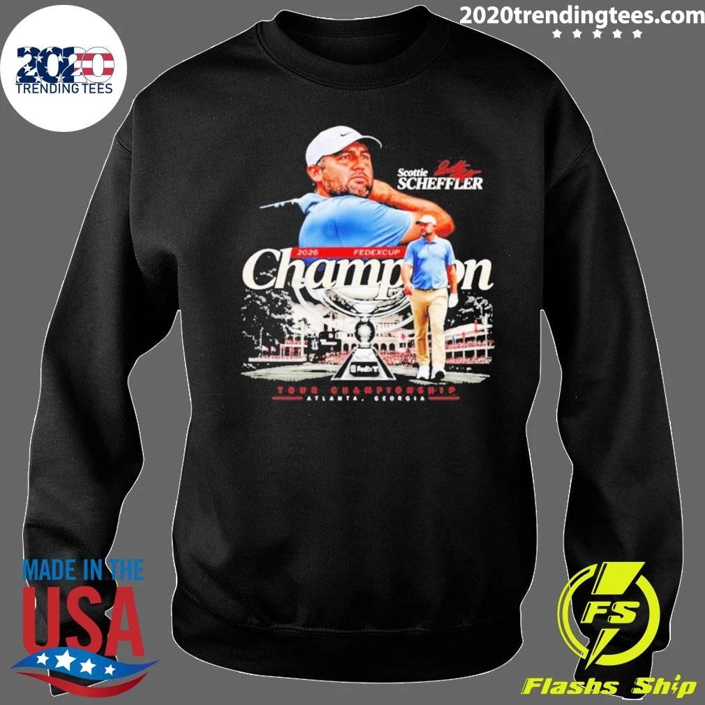 Scottie Scheffler The Champion 2026 Fedexcup Shirt