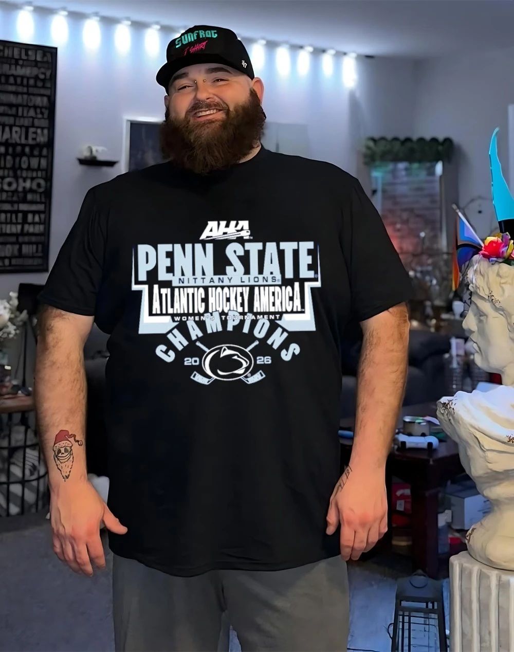 Penn State Nittany Lions 2026 Women’s Hockey AHA Tournament Champions shirt