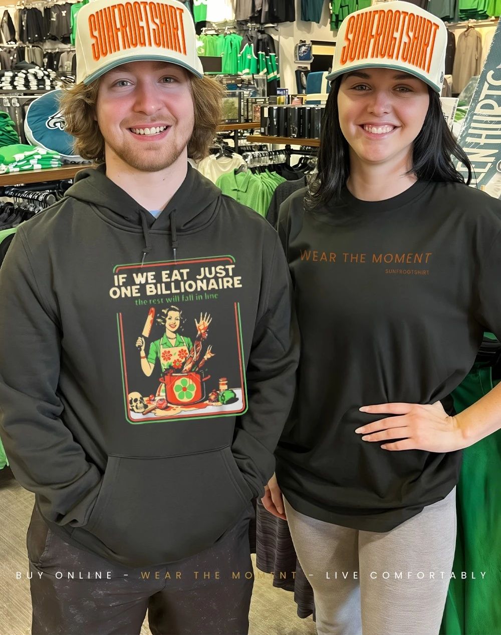 If we eat just one billionaire the rest will fall in line shirt