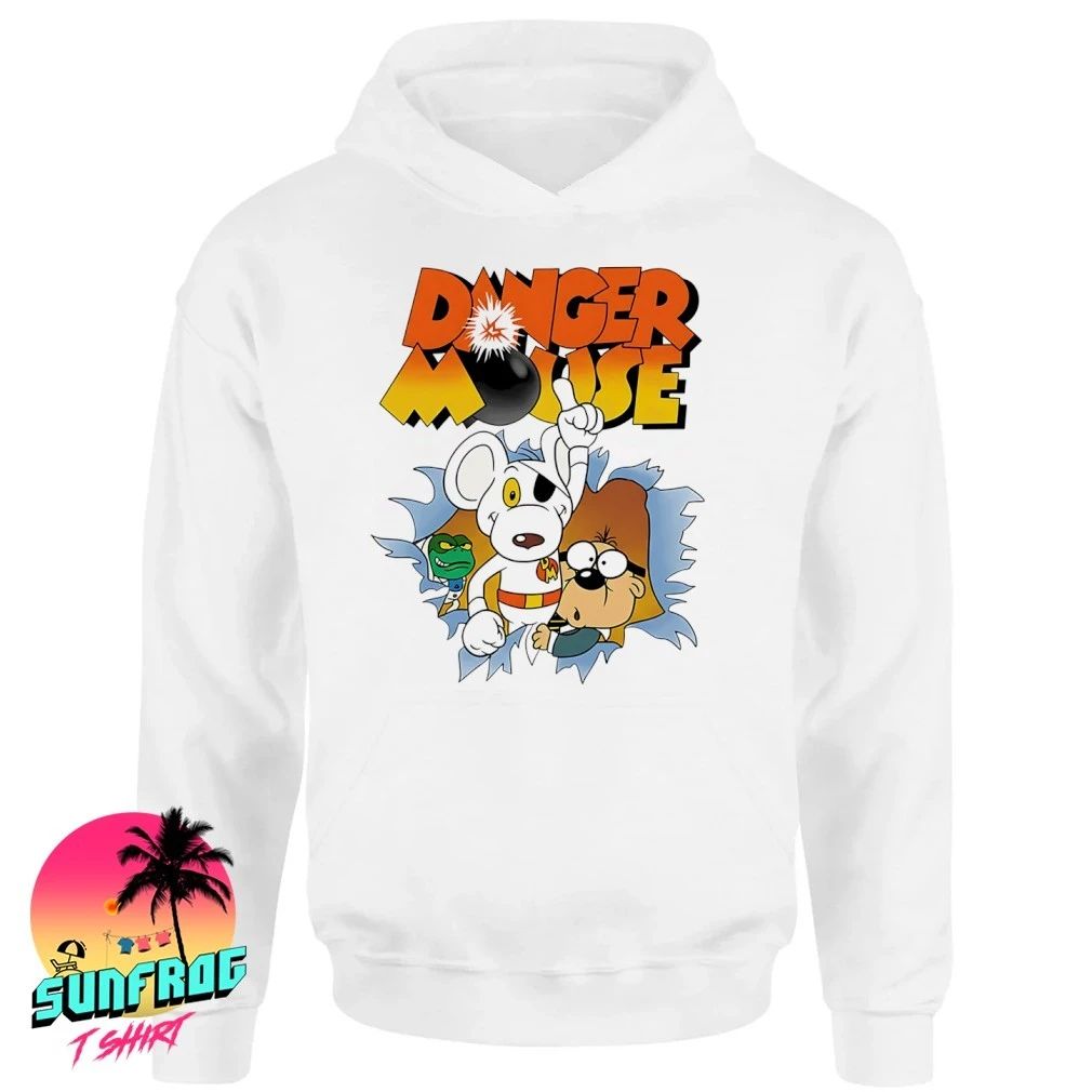 Danger Mouse and Penfold duo retro cartoon shirt