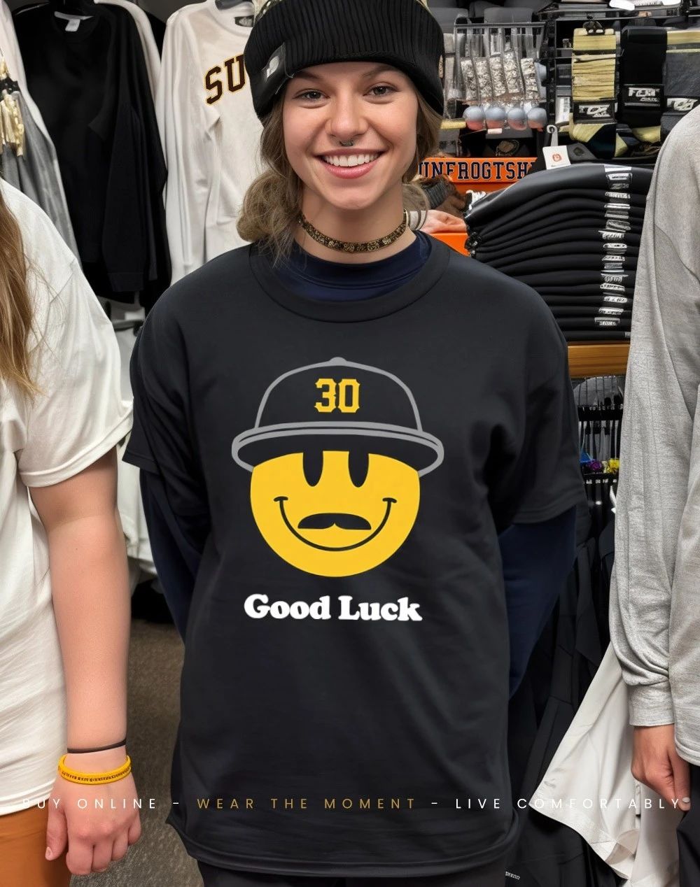 Pirates’ Paul Skenes good luck smile shirt