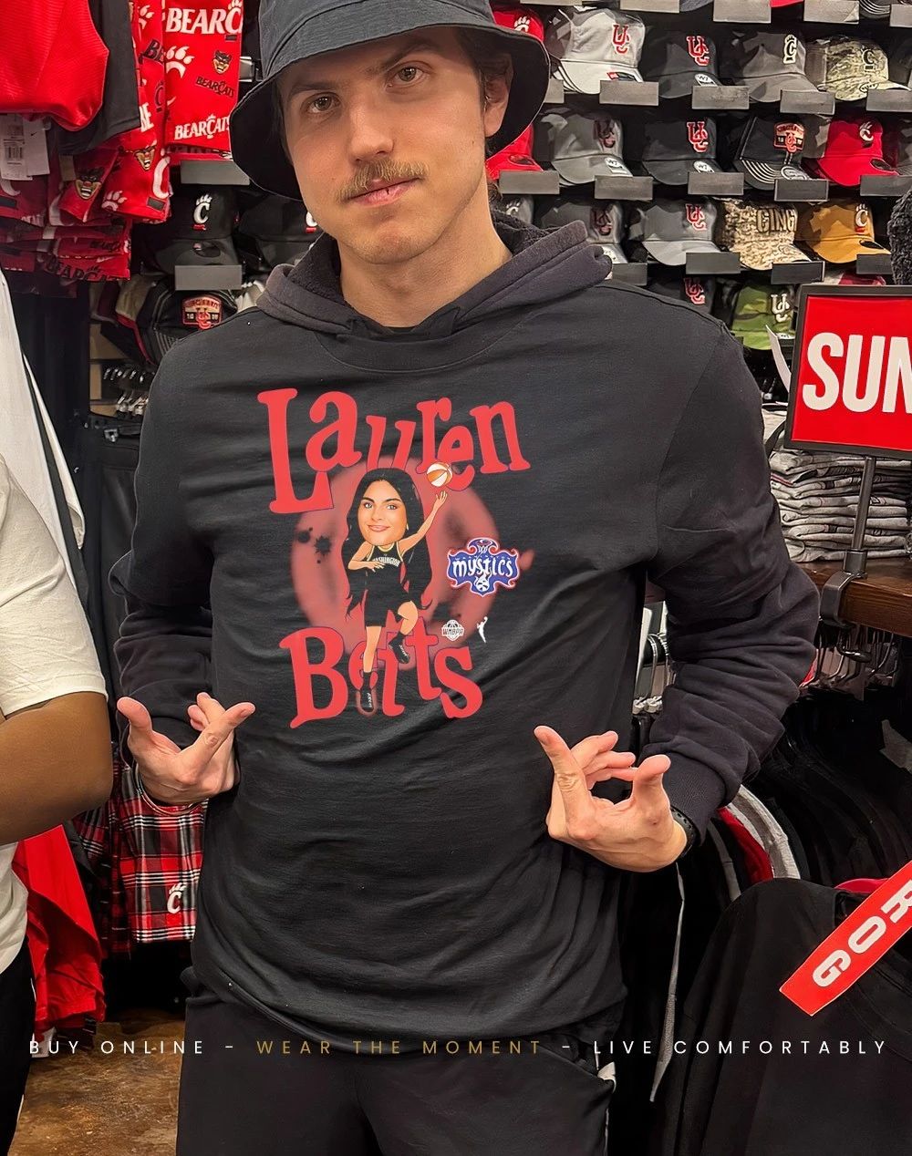 Lauren Betts Washington Mystics 2026 WNBA Draft shirt