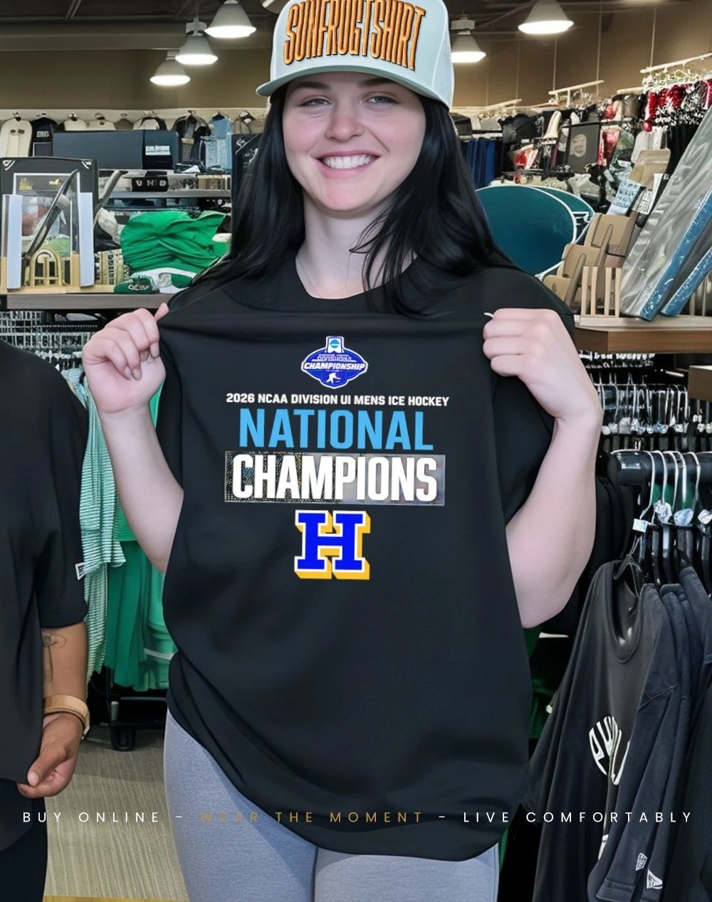 Hamilton College Continentals 2026 Ncaa Division III Men’s Ice Hockey National Champions Logo shirt