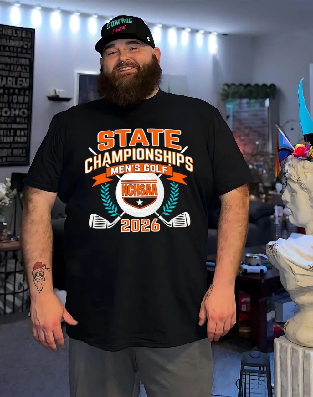 NCHSAA Men’s Golf State Championships 2026 logo shirt