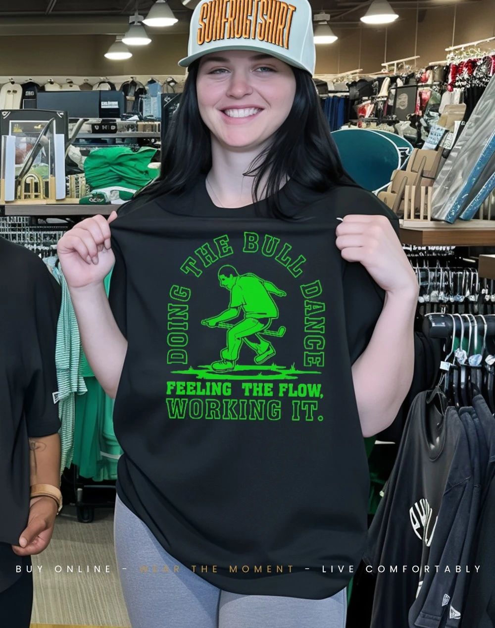 Doing the bull dance feeling the flow working it shirt