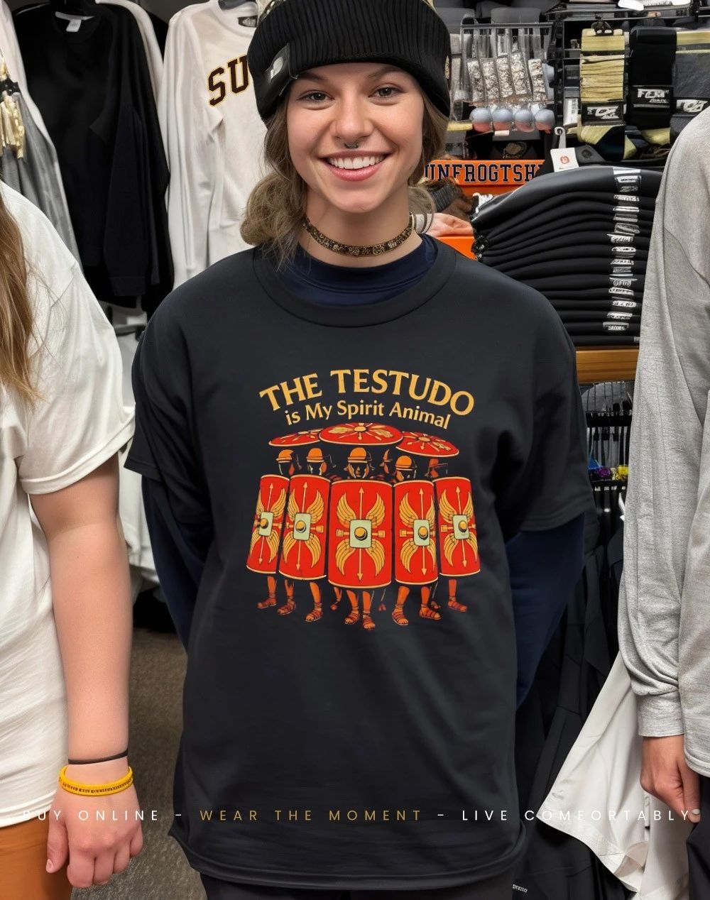 Testudo is my spirit animal ancient Roman army shirt