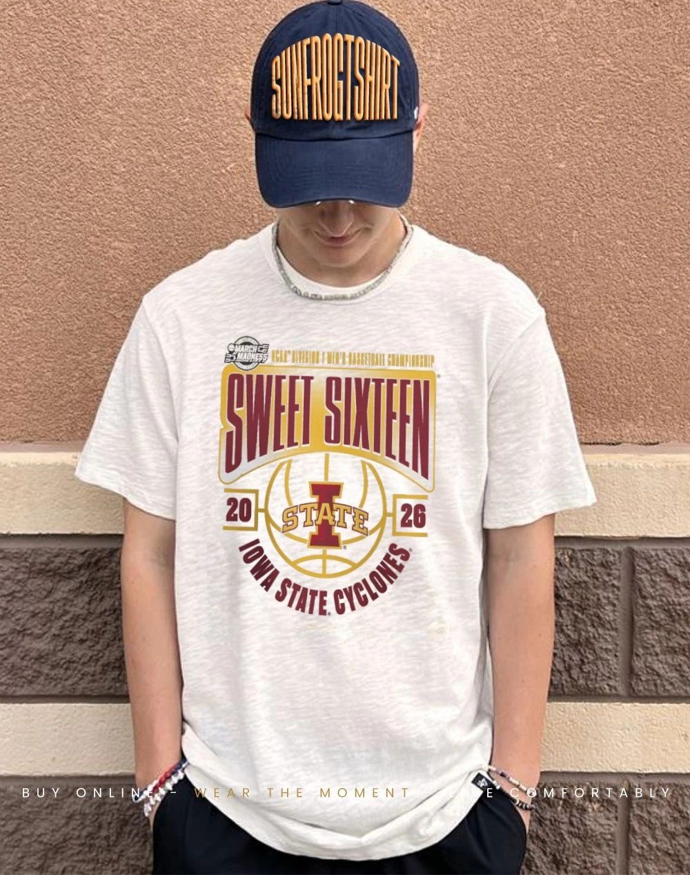 Iowa State Cyclones 2026 NCAA Men’s Basketball Tournament March Madness Sweet 16 shirt