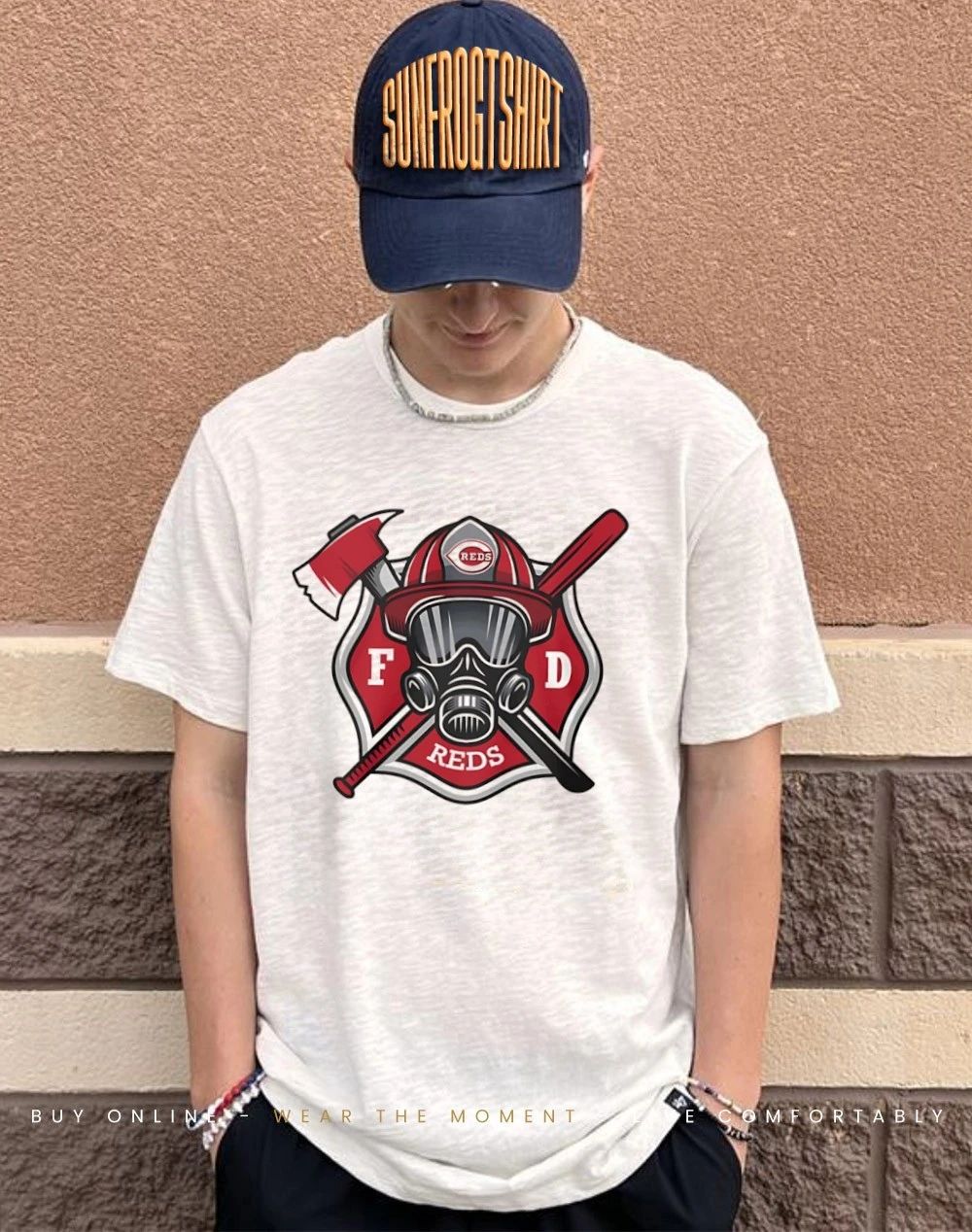 Cincinnati Reds Firefighter Spirit firefighter-style shirt