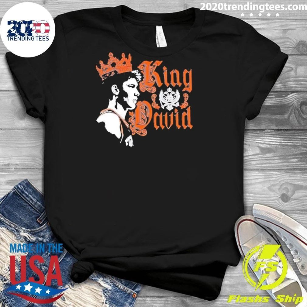 David Mirkovic Illinois Fighting Illini Men’s Basketball King David Shirt