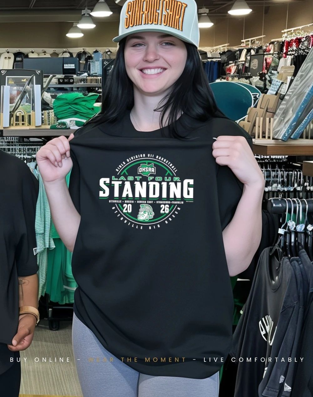 2026 OHSAA Girls Basketball D7 Last Four Standing Ottoville Big Green shirt