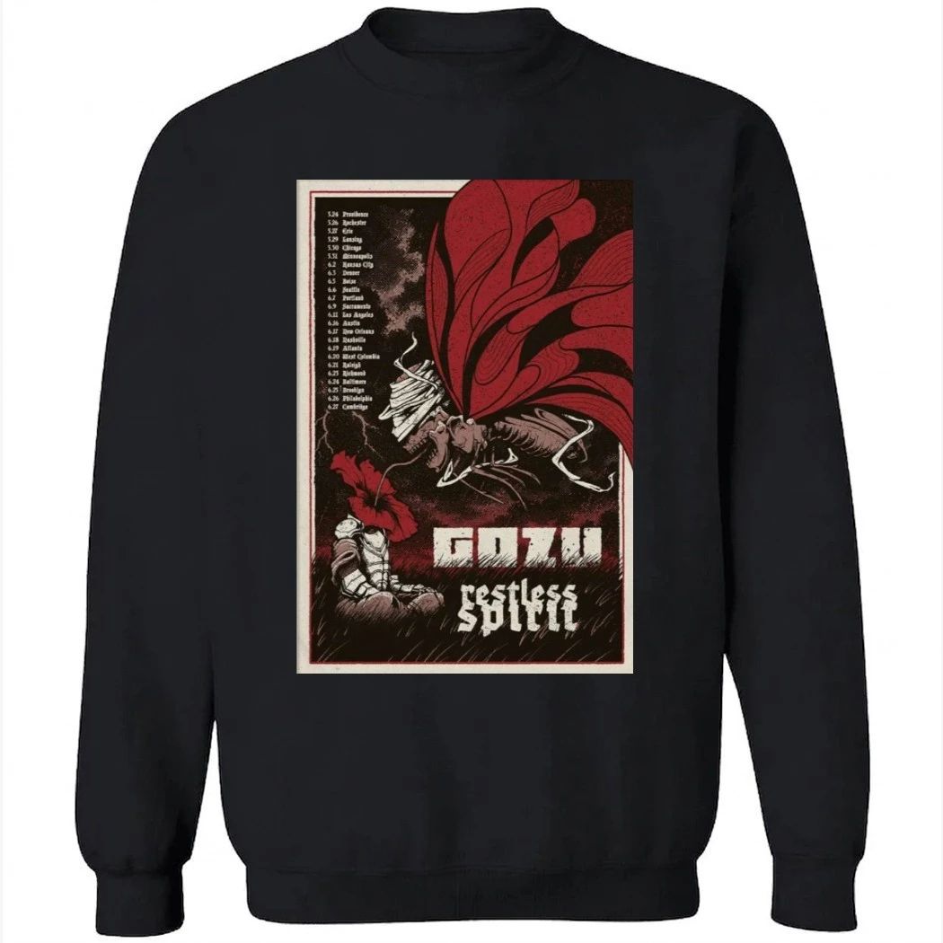 Gozu & Restless Spirit Tour May – June 2026 Poster Shirt