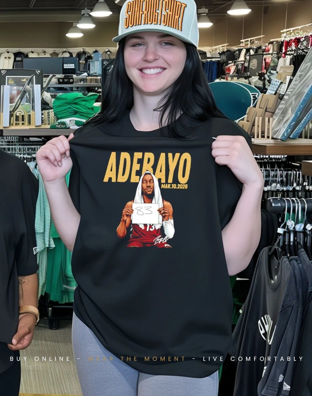 Bam Adebayo Miami Heat 83 Point Mar 10 2026 cartoon shirt