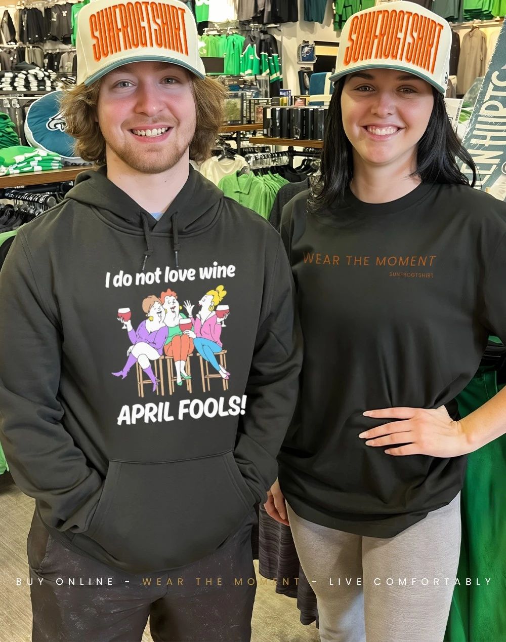 I do not love wine april fools cartoon shirt