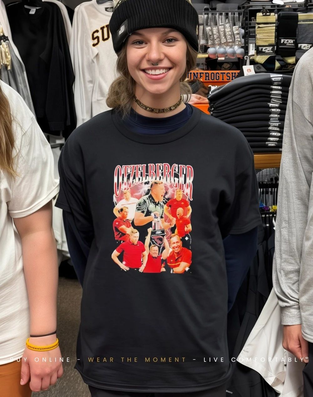 TJ Otzelberger player collage shirt