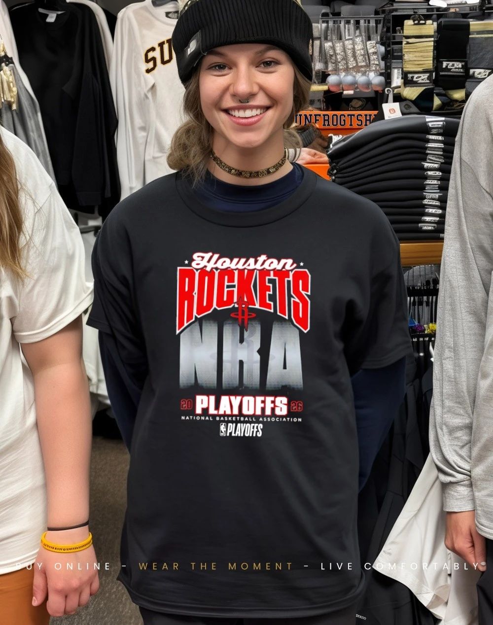 Houston Rockets 2026 NBA Playoffs Fade shirt