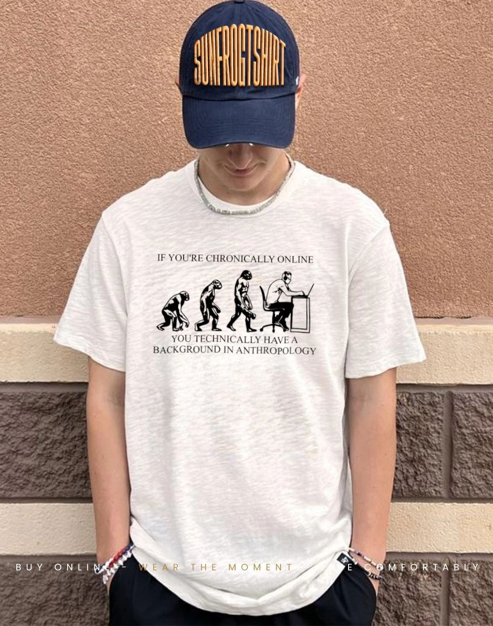 If you’re chronically online you technically have a background in anthropology shirt