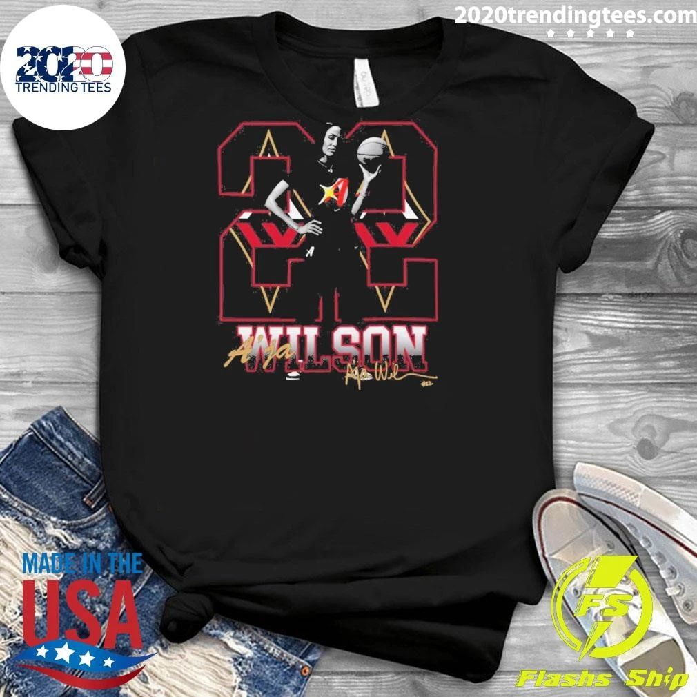 A’ja Wilson Aces Basketball Player Shirt